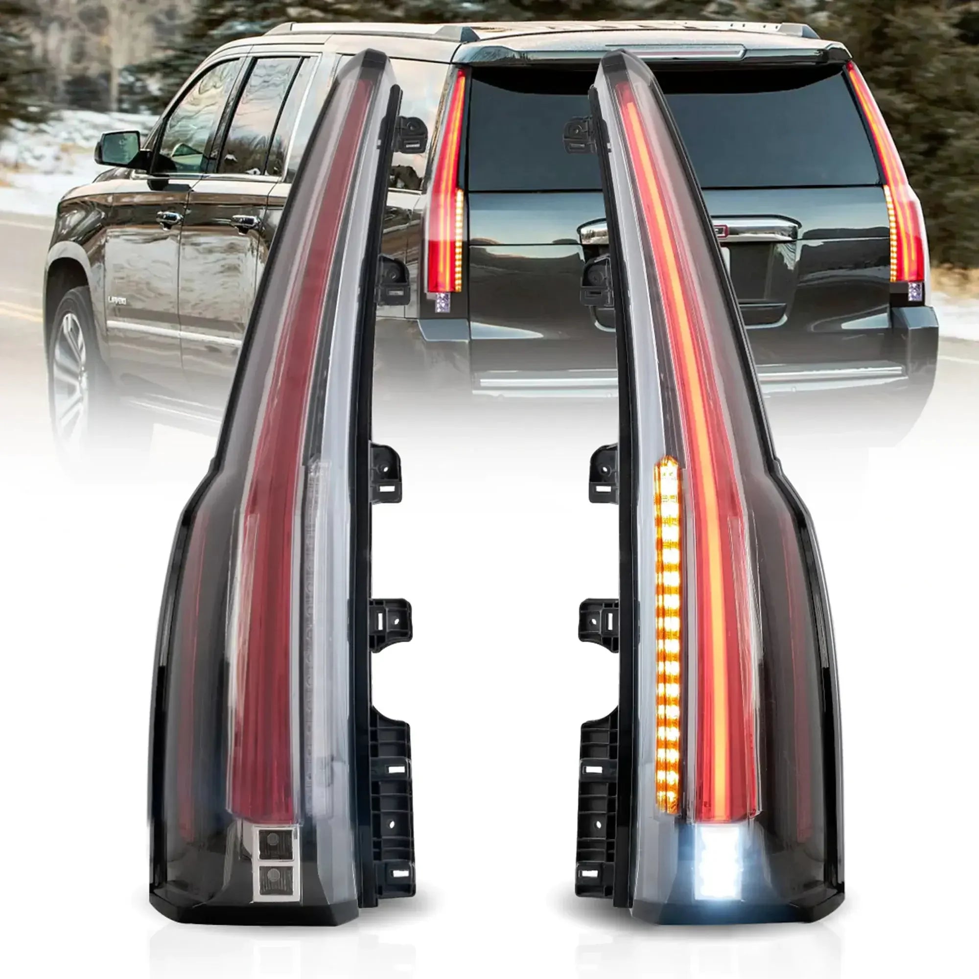 LED Tail Light Assembly with Upgrade LED Kit For 2015-2020(4th Gen) GMC Yukon — Auxbeam product