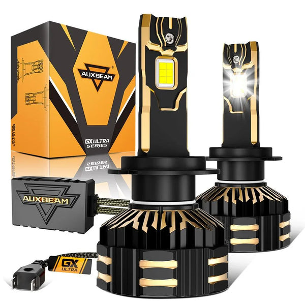 H7 LED Headlight Bulbs 240W 40000LM GX-ULTRA Series 6500K Cool White | 2 Bulbs — Auxbeam product