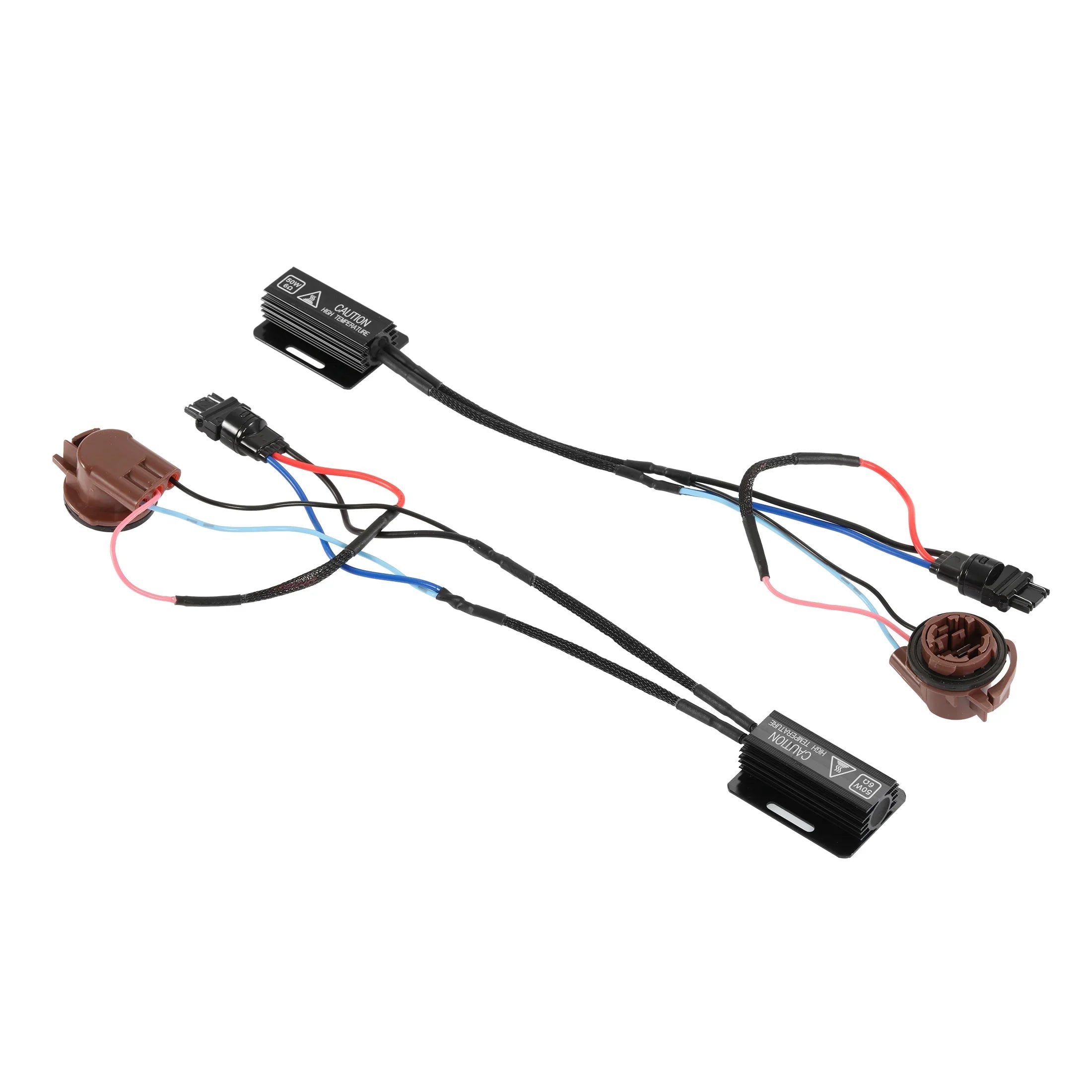 🆕3157US C9-Model Decoder Anti-Flicker CANBUS Resistors Decoder Avoid Fast Hyper Flash Turn Signal Blink Light Dashboard Error Code 2pcs/Set — Auxbeam product