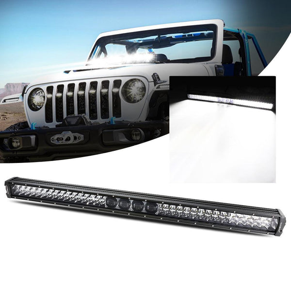NEW 42 Inch 5D-PRO Series 44000LM Spot Beam Off Road Led Light Bar — Auxbeam product
