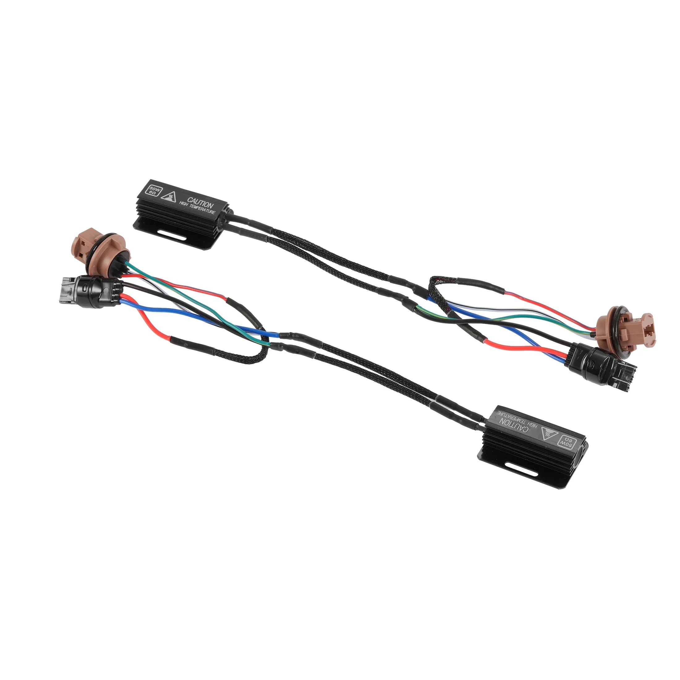 🆕7443 C9-Model Decoder Anti-Flicker CANBUS Resistors Decoder Avoid Fast Hyper Flash Turn Signal Blink Light Dashboard Error Code 2pcs/Set — Auxbeam product