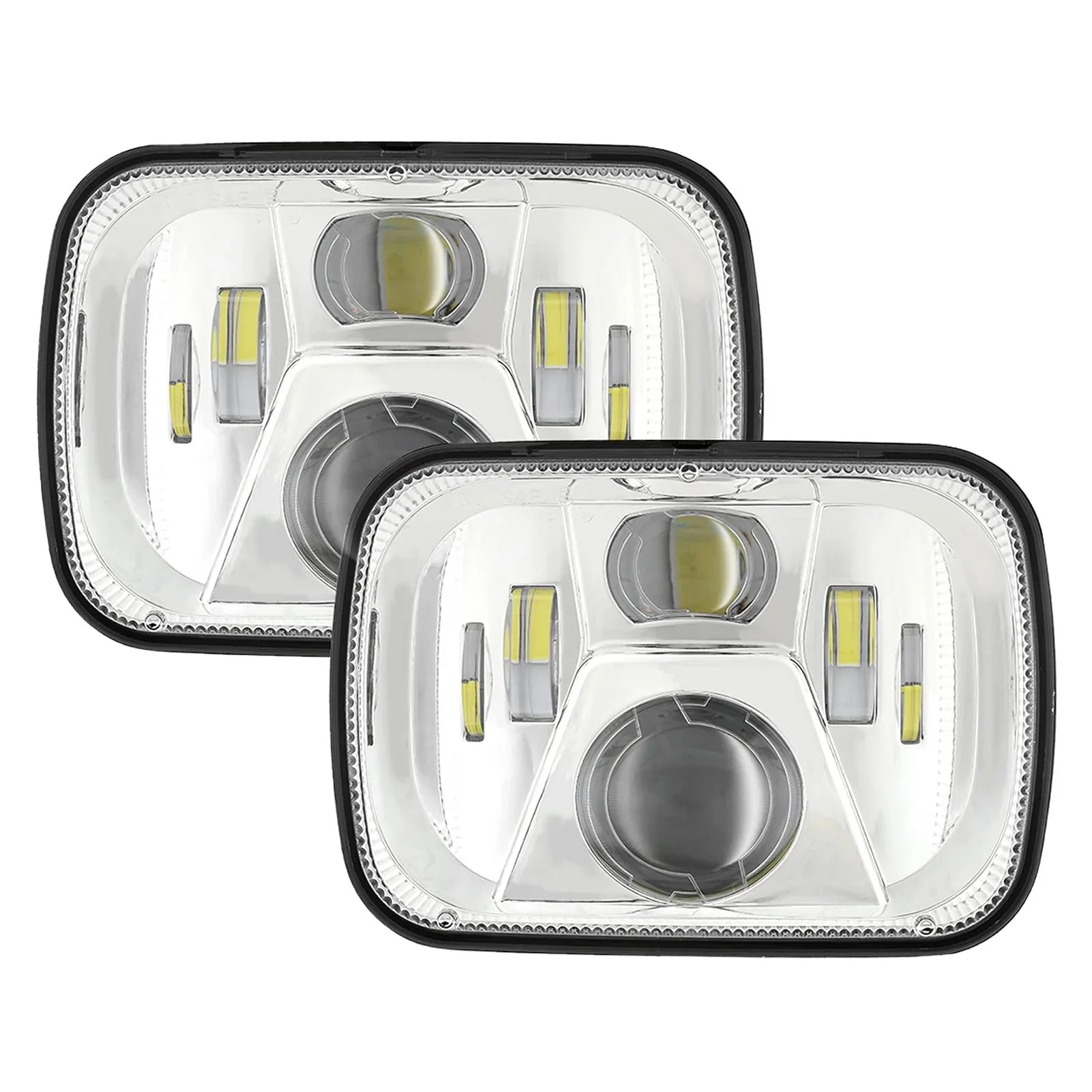 (2pcs/set) 110W 7x6 LED light Headlights for GMC — Auxbeam product