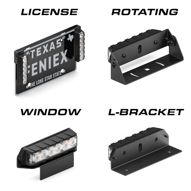 QSM VSM & FSM Double Bezel — Feniex product