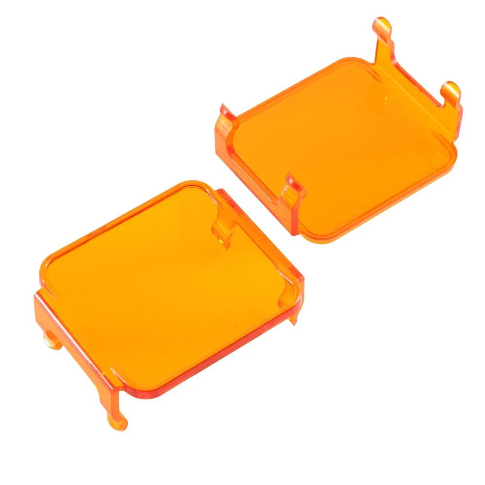 FA Series 4 Inch LED Pod Lights Dark Amber Cover Light Shield Cover — Auxbeam product