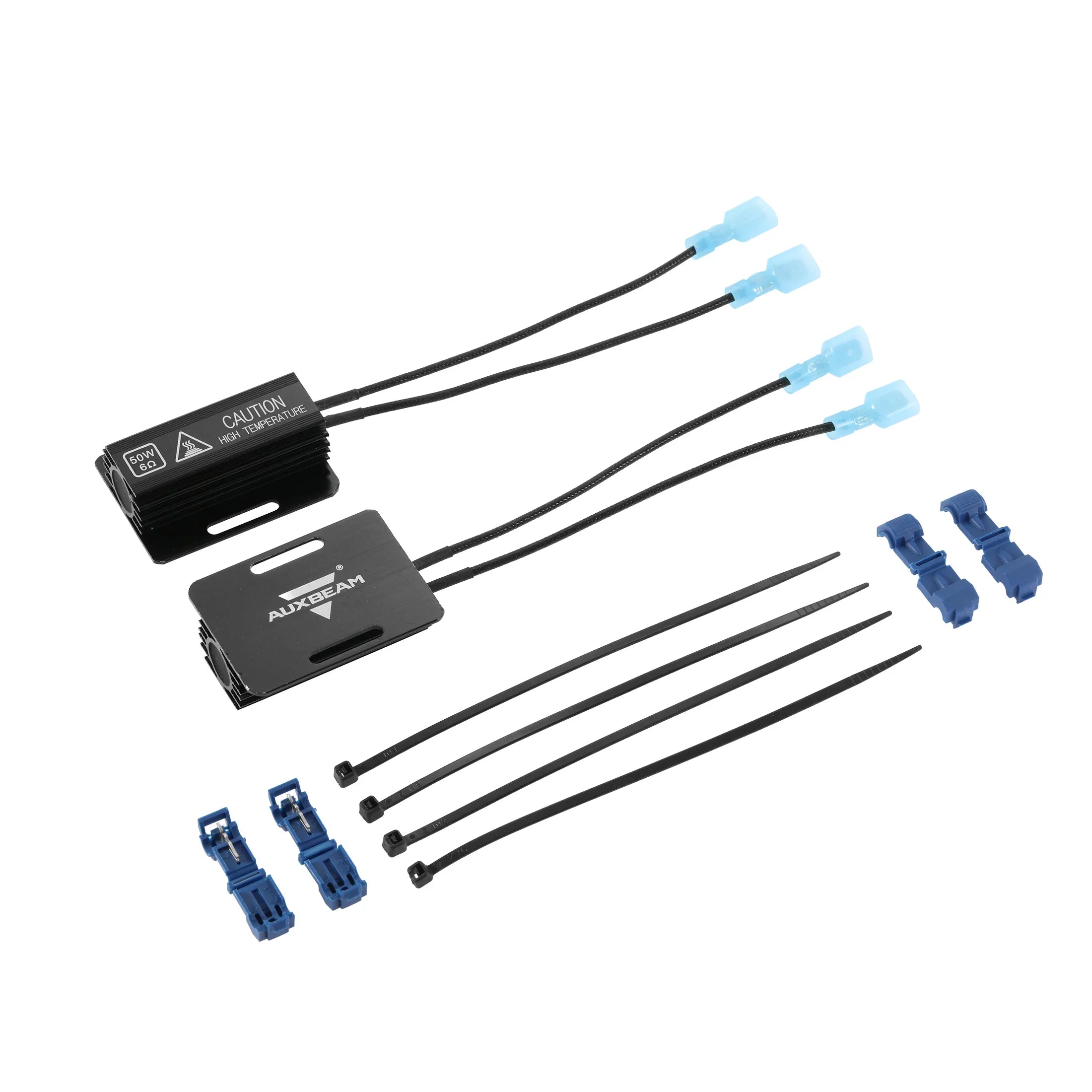 🆕DIY C9-Model Decoder Anti-Flicker CANBUS Resistors Decoder Avoid Fast Hyper Flash Turn Signal Blink Light Dashboard Error Code 2pcs/Set — Auxbeam product